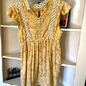 Free People Raw Edge Dress
